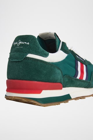 Baskets en cuir - Vert