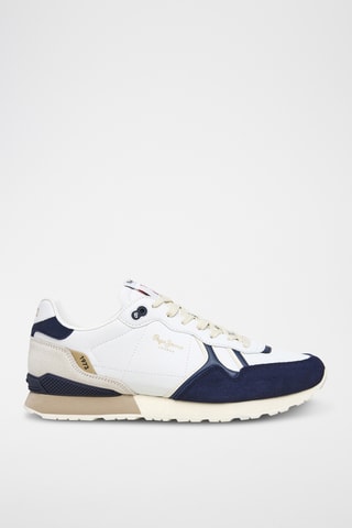 Baskets - Blanc et bleu marine