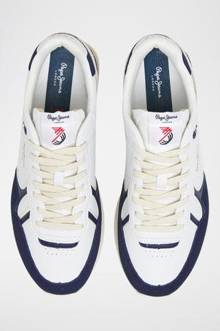 Baskets - Blanc et bleu marine