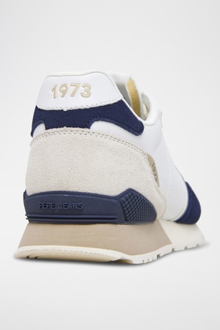 Baskets - Blanc et bleu marine