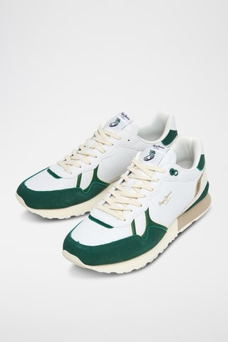 Baskets - Blanc et vert