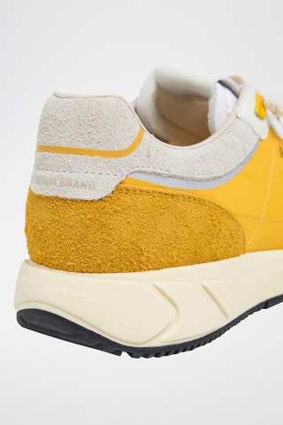 Baskets en nubuck - Jaune