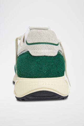 Baskets en nubuck - Vert