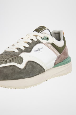 Baskets en nubuck - Vert