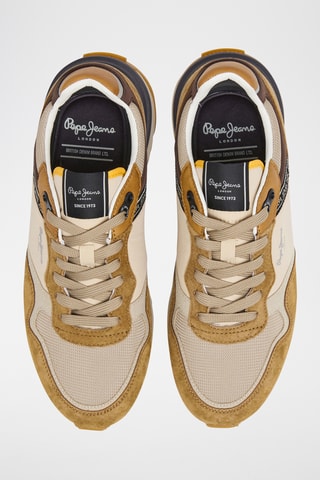 Baskets en nubuck - Beige