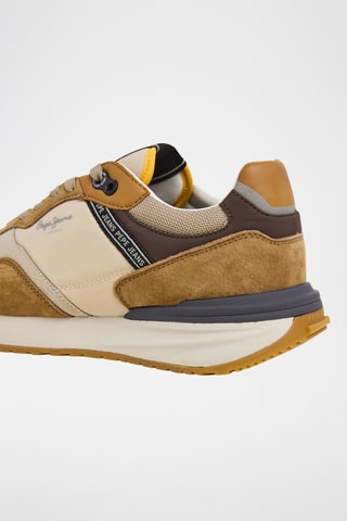 Baskets en nubuck - Beige