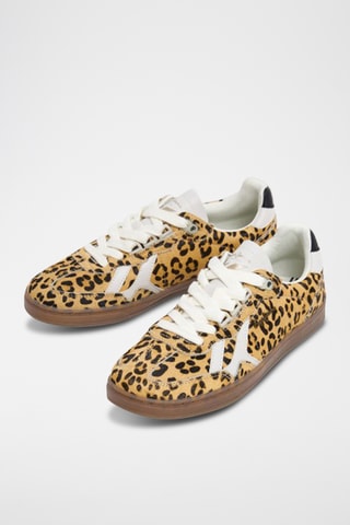 Baskets en cuir - Jaune