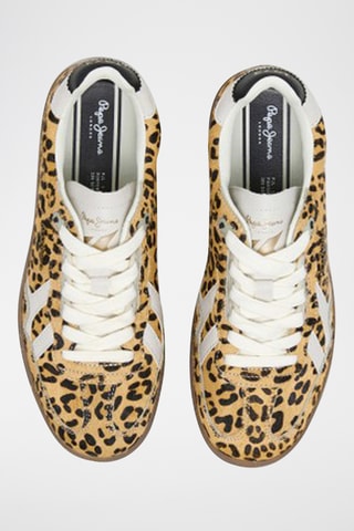 Baskets en cuir - Jaune