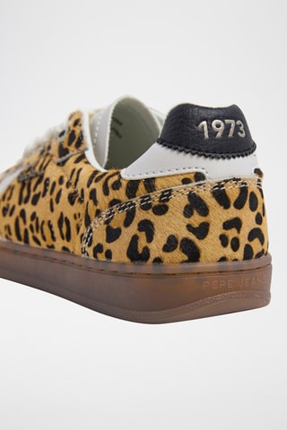 Baskets en cuir - Jaune