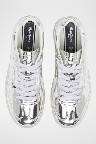 Baskets vernies - Argenté