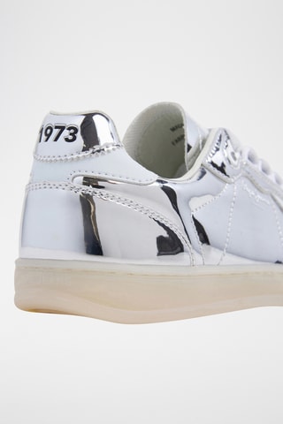 Baskets vernies - Argenté