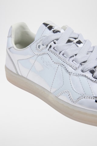 Baskets vernies - Argenté