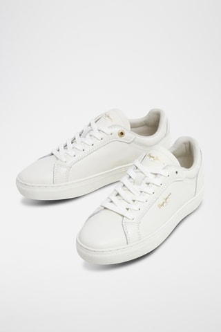 Baskets en cuir - Blanc