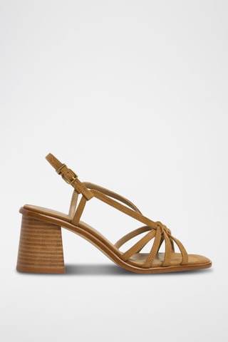 Sandales à talons - Marron