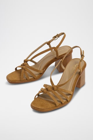 Sandales à talons - Marron