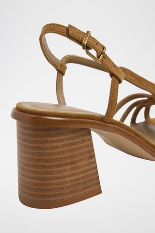 Sandales à talons - Marron