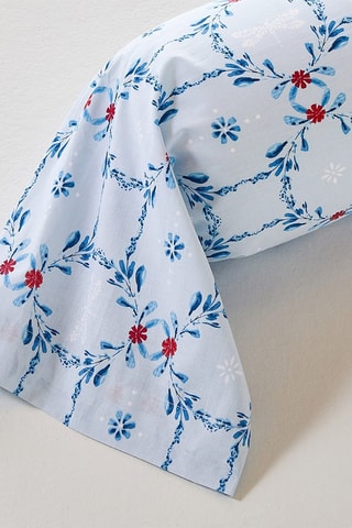 Taie de traversin Cascades Florales - Gris