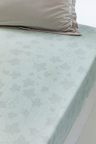 Drap-housse Chats Amoureux - Vert