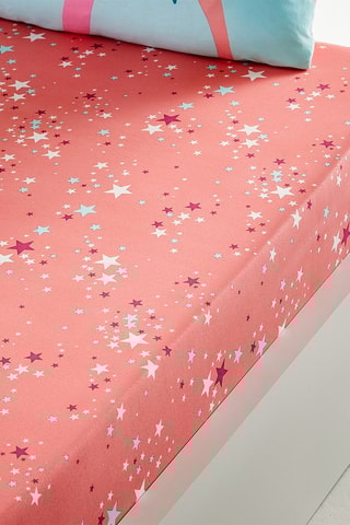 Drap-housse Rubans & Salto - Rose