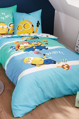 Parure de couette Les Minions - Bleu