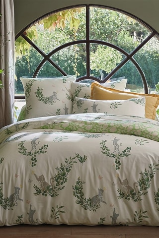 Housse de couette réversible Espiègle - Vert