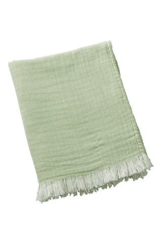 Plaid Douceur champêtre - Vert - 220 x 240 cm