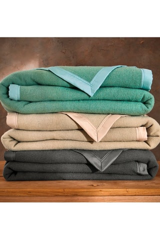 Plaid Pure en laine - Vert