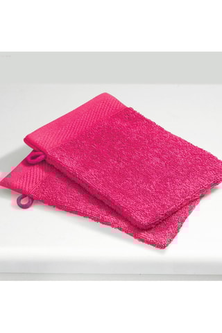 2 gants de toilette Sensation - Pastèque