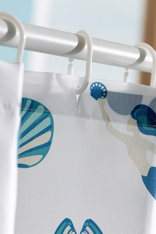 Rideau de douche Les légendes de l'océan - Bleu - 180 x 200 cm