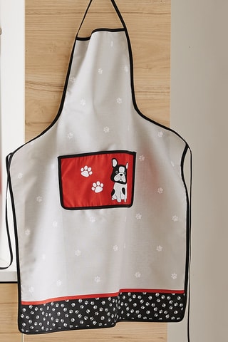 Tablier Oscar et Gribouille - Gris