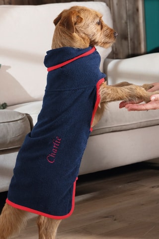 Poncho Chic Ecossais - Bleu marine - 19 x 2 x 20 cm