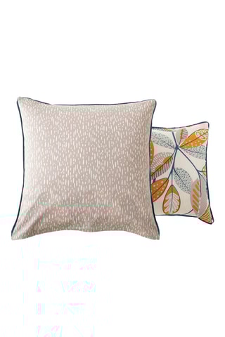 Taie d'oreiller en coton Cascade Nature - 52 fils/cm² - Multicolore - 63 x 63 cm