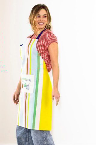 Tablier sans manches La Sardine - Bleu