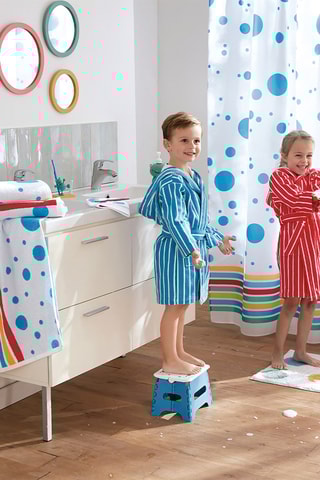 Serviette de toilette Bulles de couleurs - Blanc - 50 x 80 cm