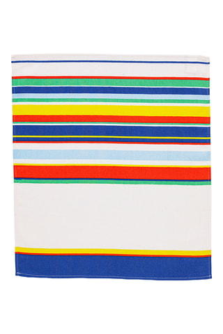 3 torchons La Sardine - Blanc