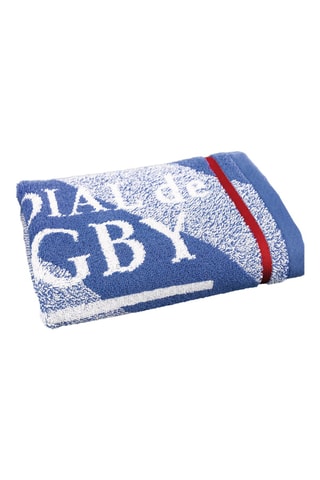 Drap de douche Essai gagnant - Bleu - 50 x 90 cm