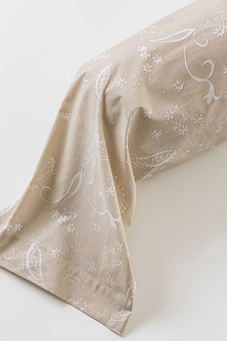 Taie de traversin en coton Arabesque - 57 fils/cm² - Multicolore - 86 x 185 cm