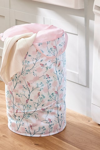 Panier à linge Juste Aurore - Rose - 38 x 38 x 60 cm