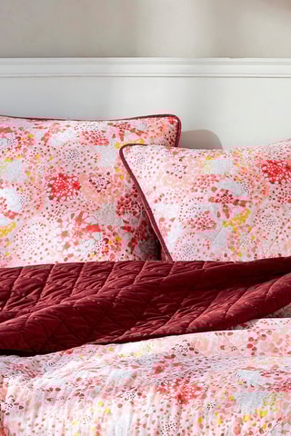 Oreiller Eclats Floraux - Rose - 65 x 65 cm