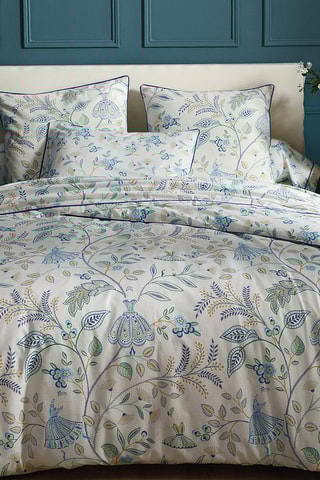 Drap-housse en coton Ballet de rêve - 52 fils/cm² - Blanc