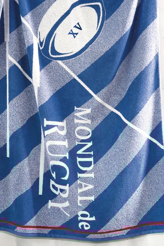 Drap de bain Essai gagnant - Bleu - 100 x 150 cm