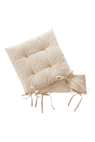 2 coussins Melissa - Sable - 40 x 40 cm