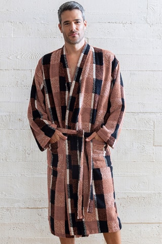 Peignoir Escapade à Aberdeen - Marron