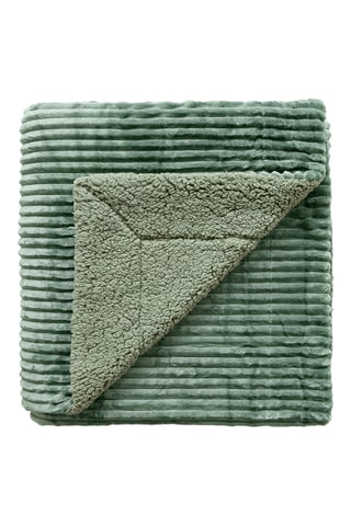 Jeté de canapé Corduroy - Vert - 240 x 270 cm