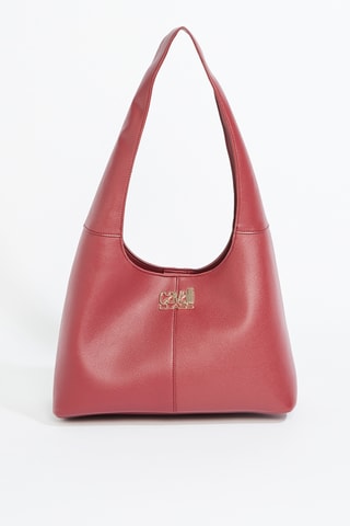 Sac porté épaule Clara - Bordeaux