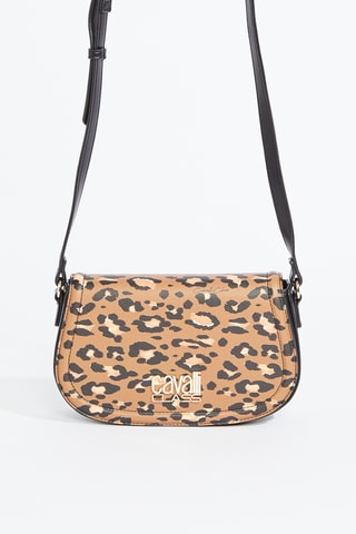 Sac bandoulière Vanessa - Noir et marron clair