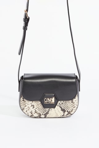 Sac bandoulière Olivia - Ecru et noir