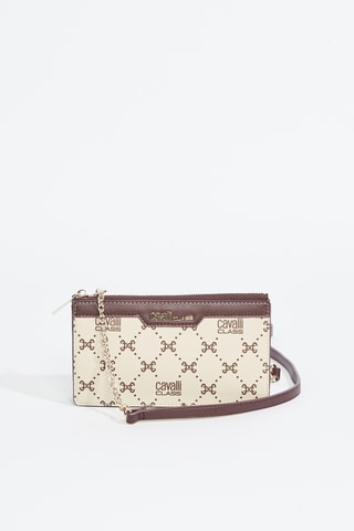 Sac bandoulière Amelia - Marron et écru