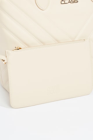 Cabas et pochette Sara - Ecru