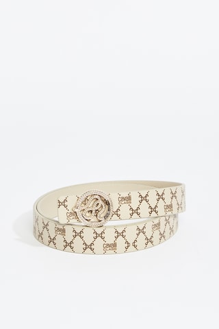 Ceinture réversible - Marron et écru